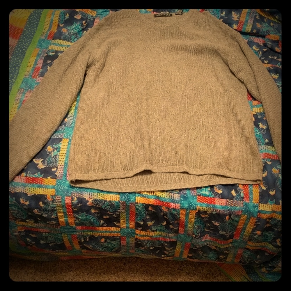 Structure V Neck Sweater XL